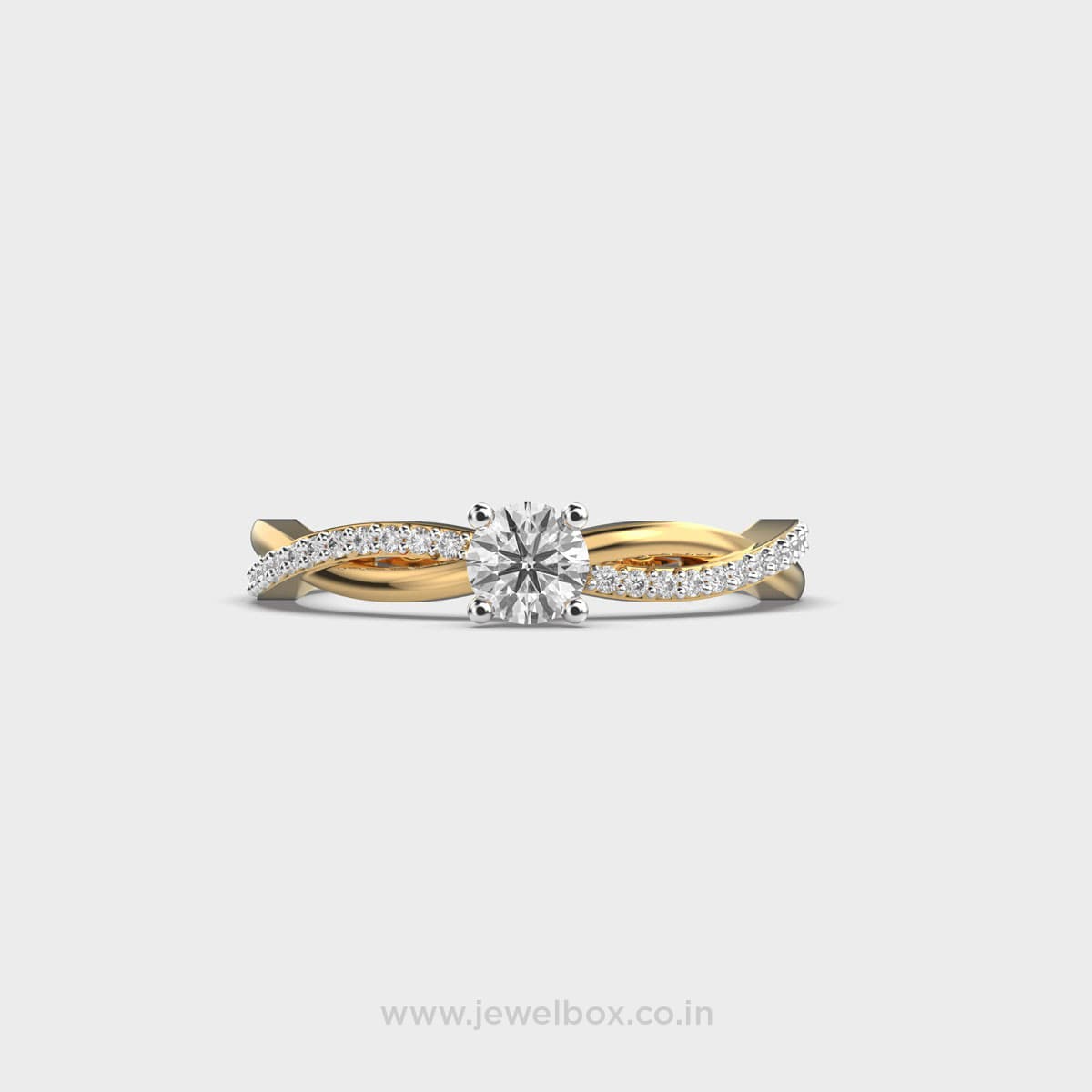 Twist Engagement Ring