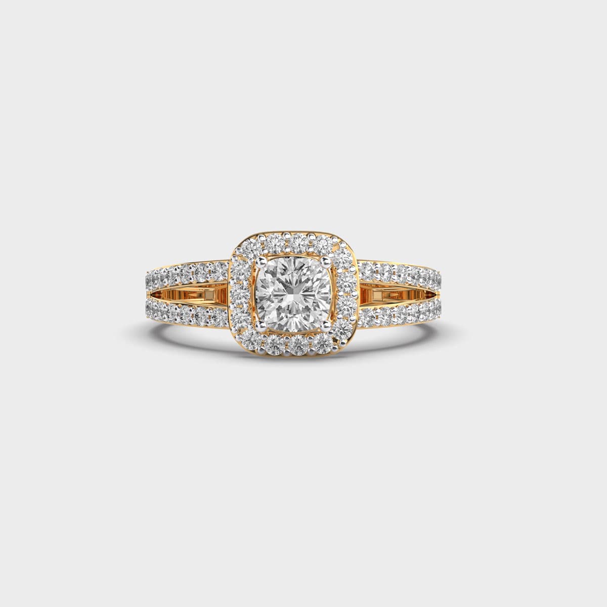Duchess Luna Princess Cut Diamond Ring