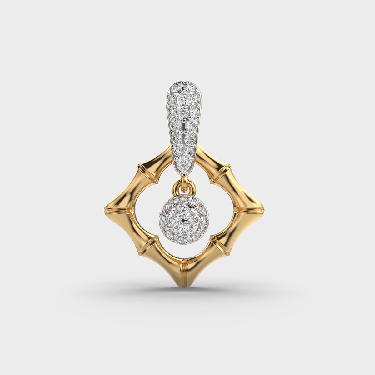 Sky Cloudcrest Diamond Pendant Without Chain