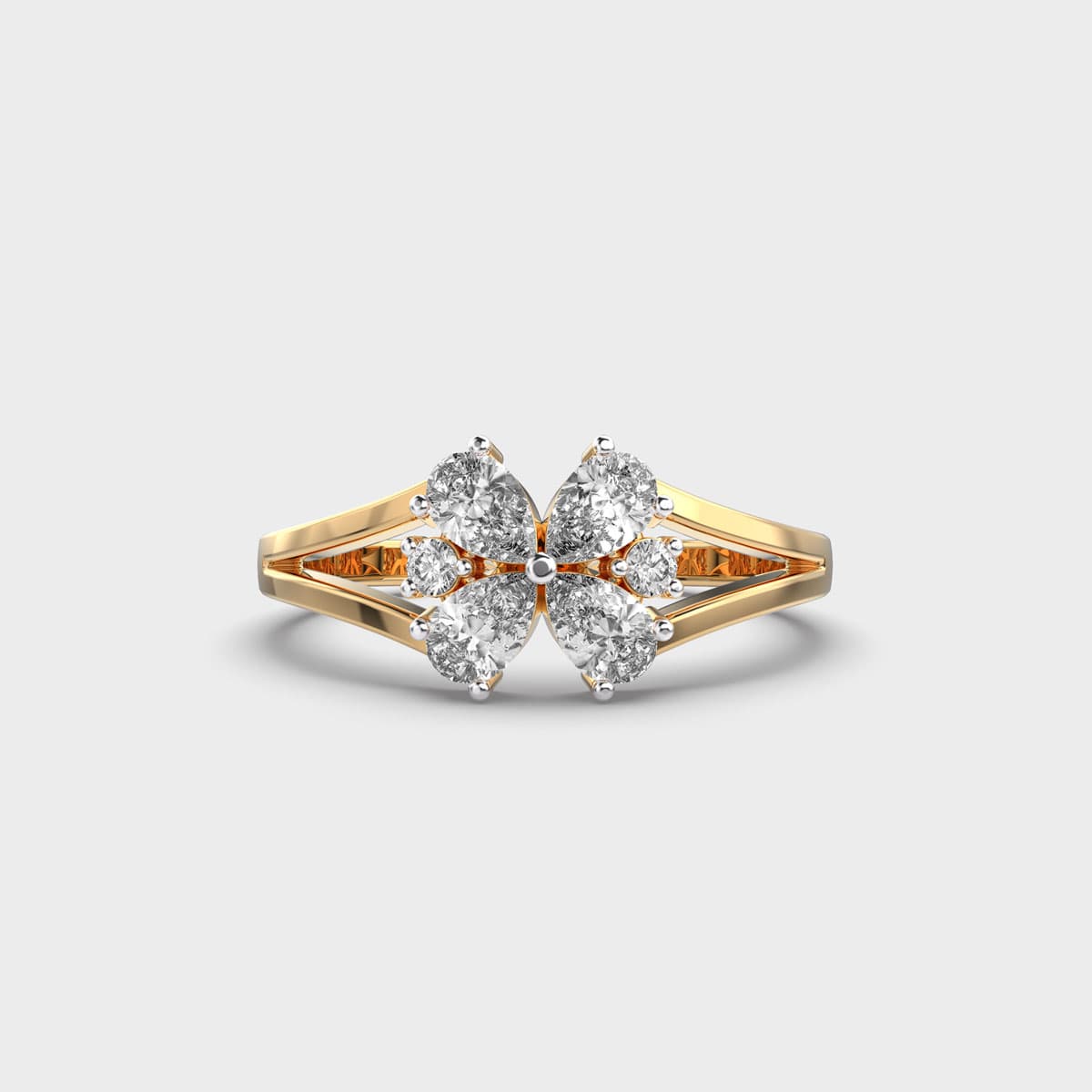Blossoms Are Budding Diamond Ring