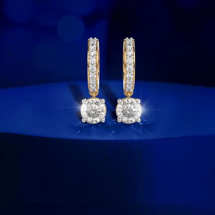 Chic Glam Diamond Earrings