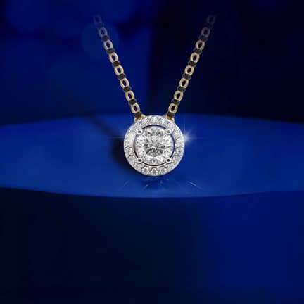 Brilliant Halo Pendant
