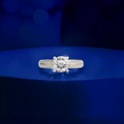 Lotus Promise Padma Cut Diamond Ring