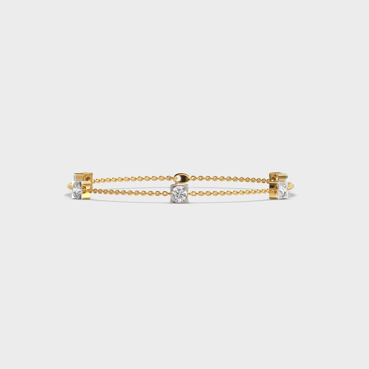 Roselle Beaded Diamond Bracelet