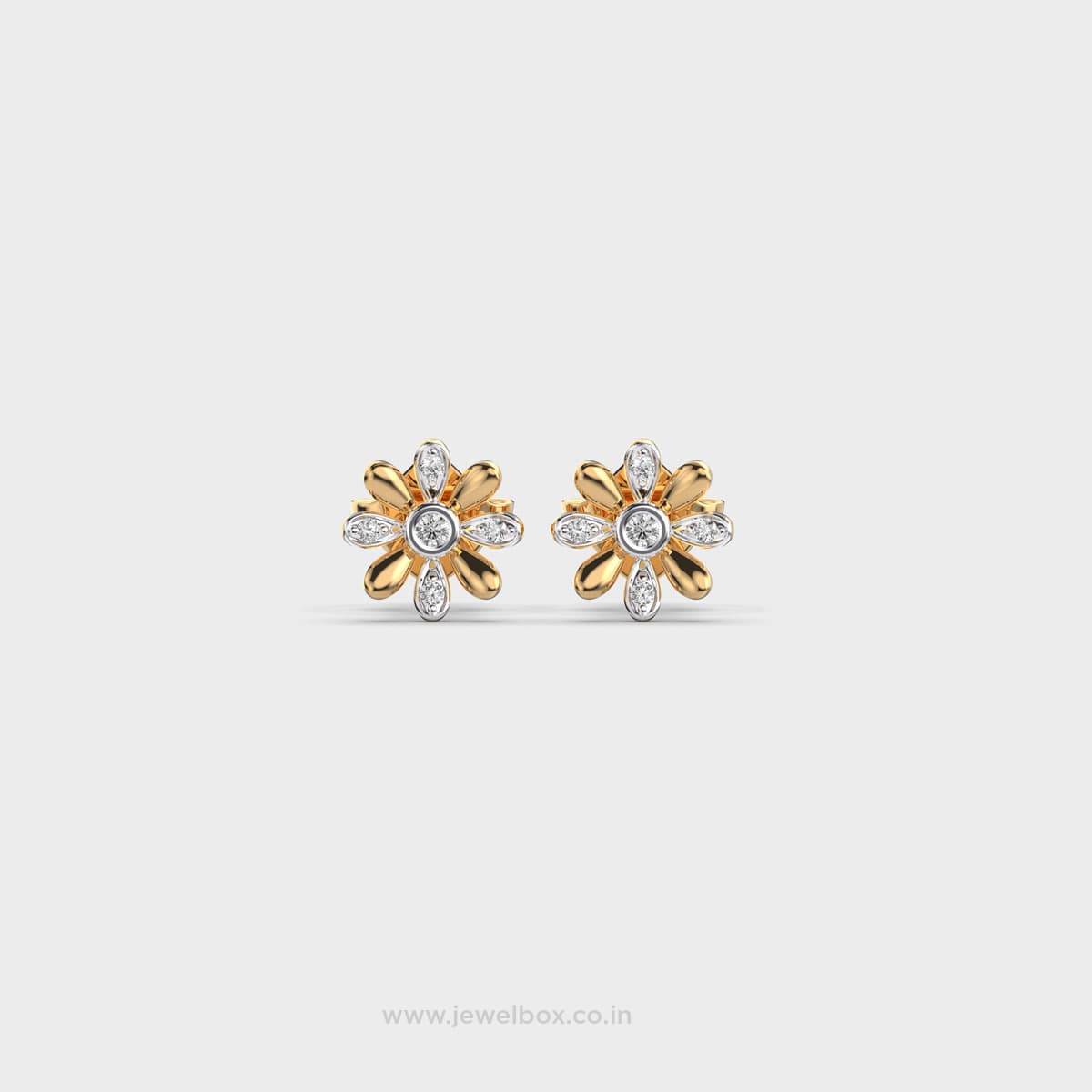 Floral Diamond Earrings