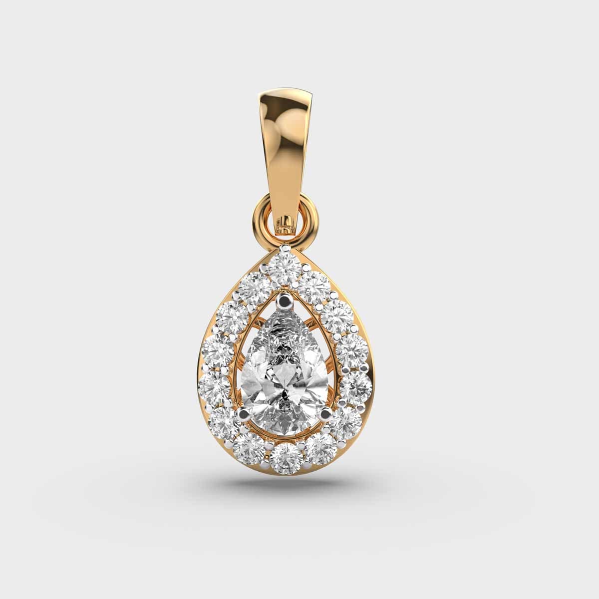 Elixir Droplet Diamond Pendant without Chain
