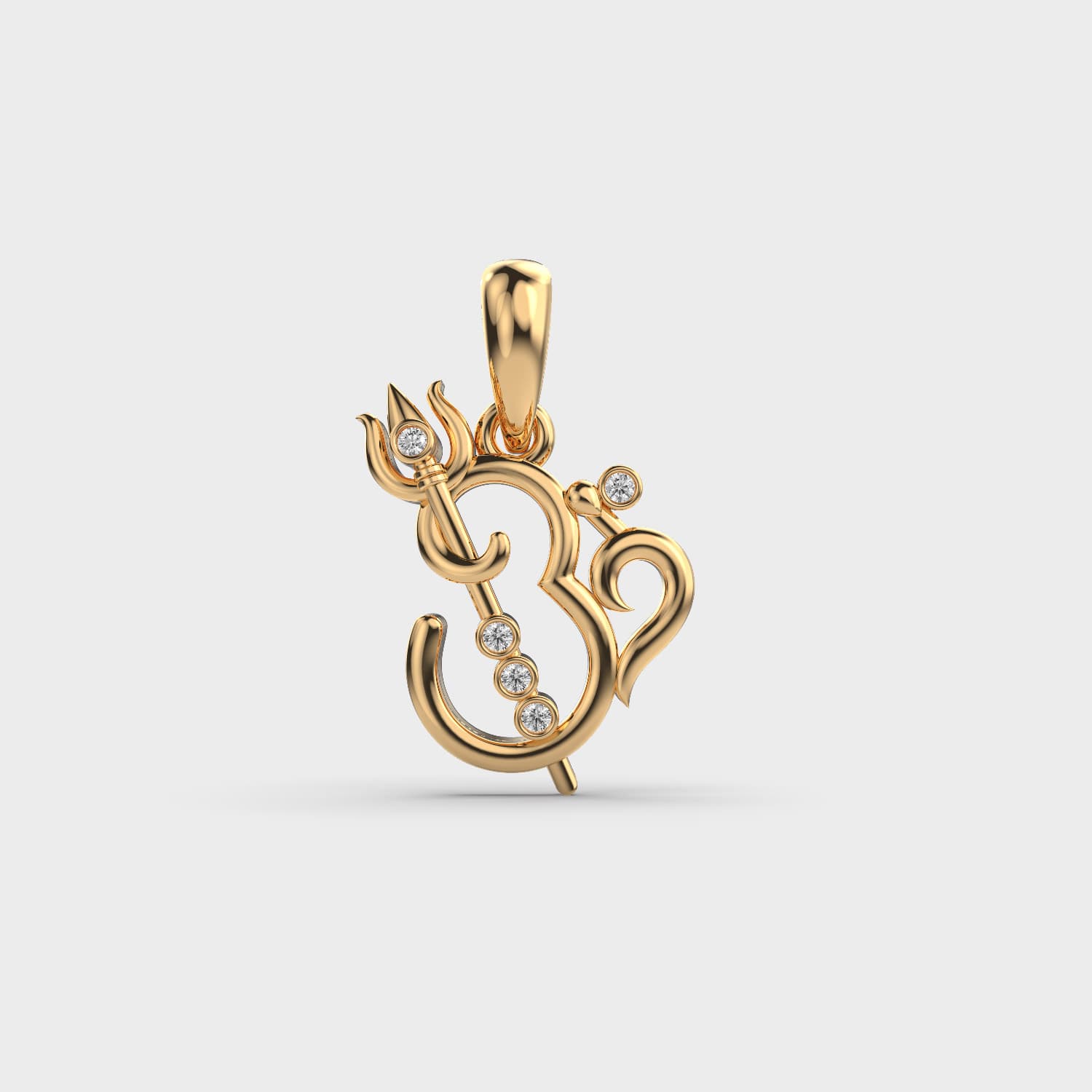 Gleaming Divinity Diamond Pendant (Without Chain)