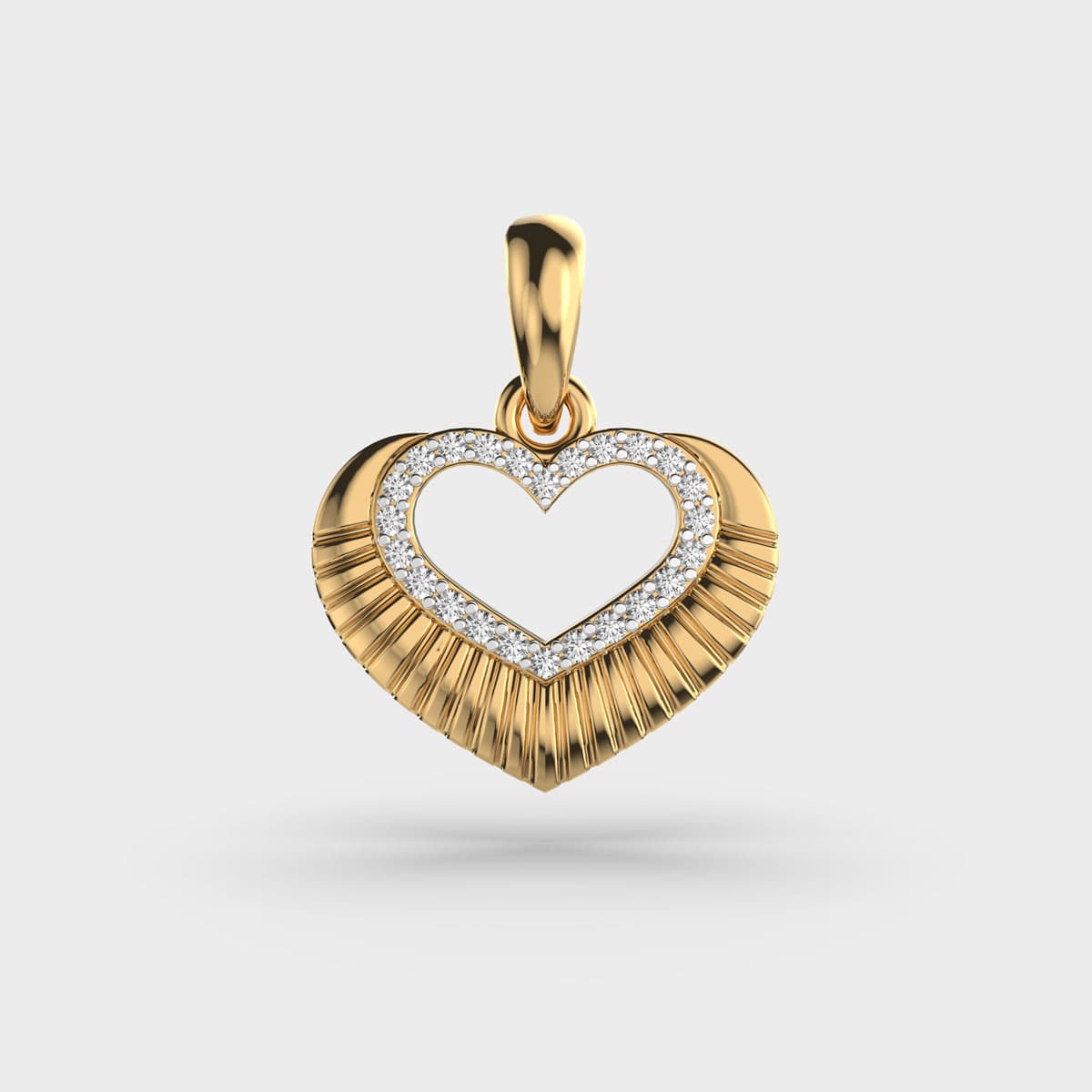 Heart Diamond Pendant