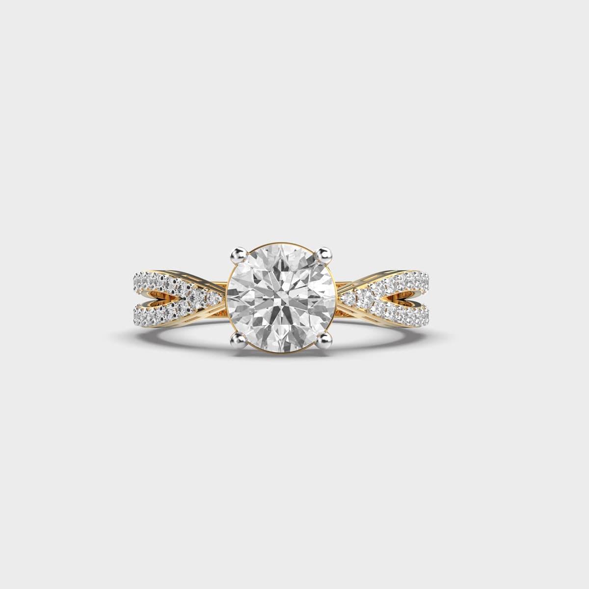1 Carat Colluding Band Ring