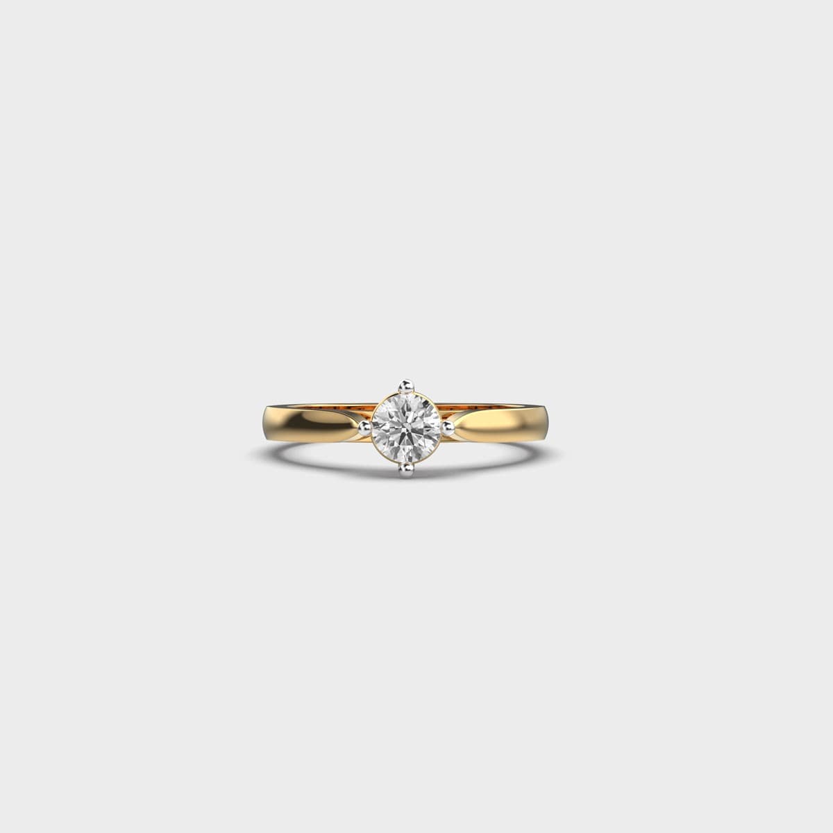 Minimal Chique Soli Diamond Ring