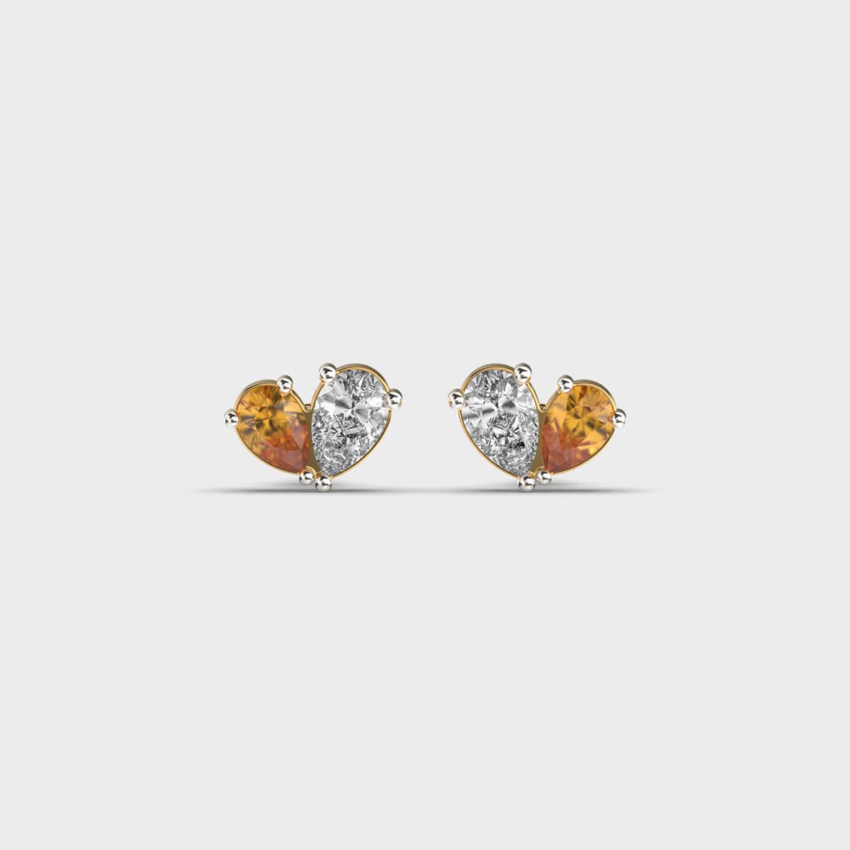 Toi Et Moi Hazel Diamond Ear Studs