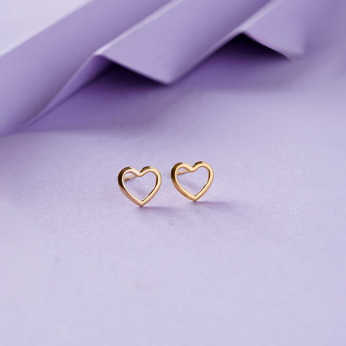 Little Hearts Ear Studs For Kids