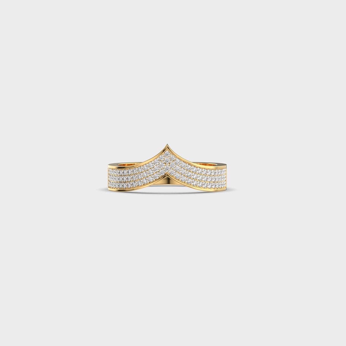 Simple Vanki Diamond Band