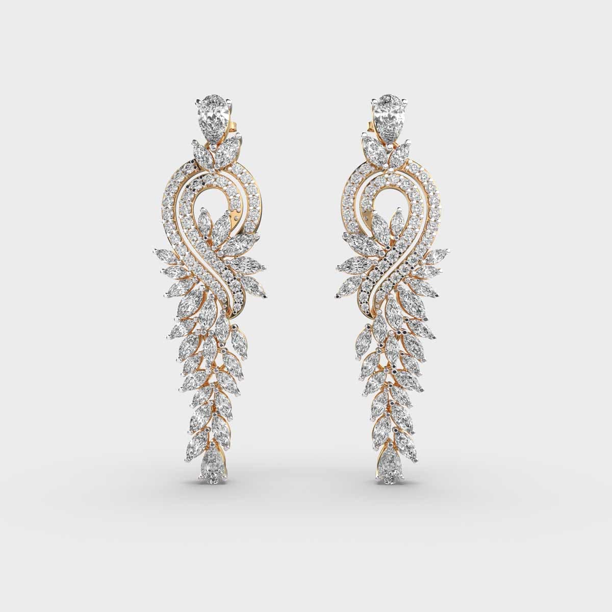 Radiant Majestic Plume Diamond Drops