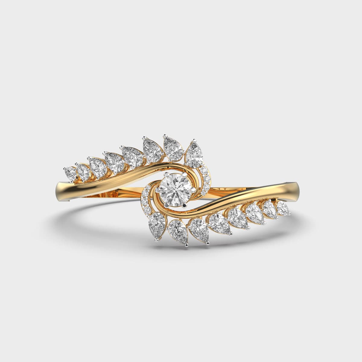 Bedazzling Diamond Encrusted Statement Bracelet