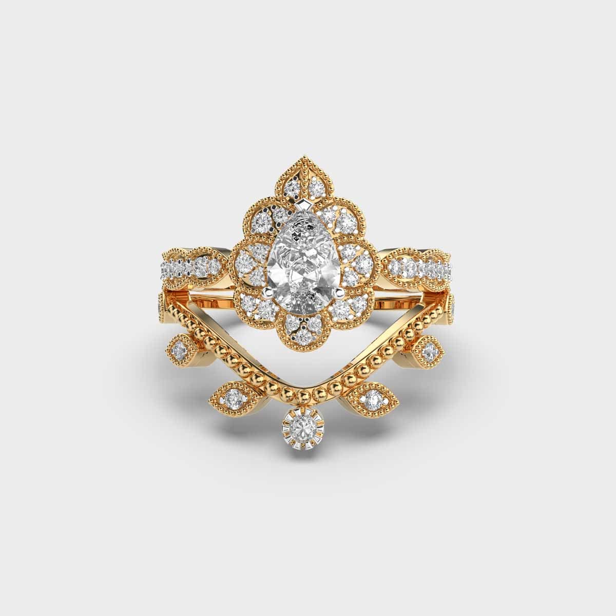 Her Majesty Indian Circlet Diamond Ring