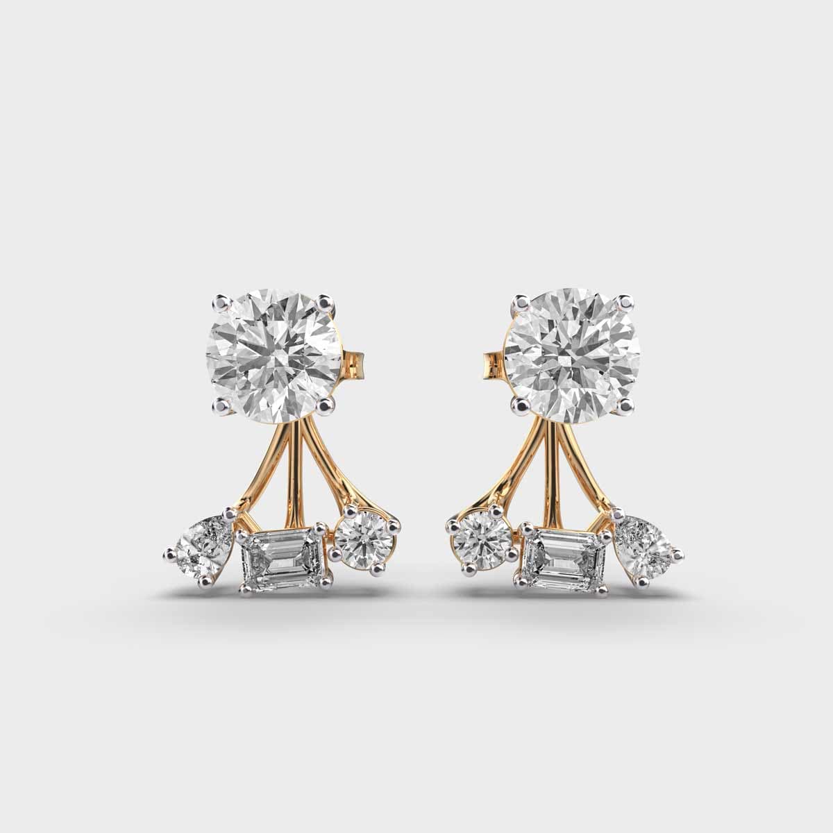 Showstealer Ear Piercing Diamond Studs