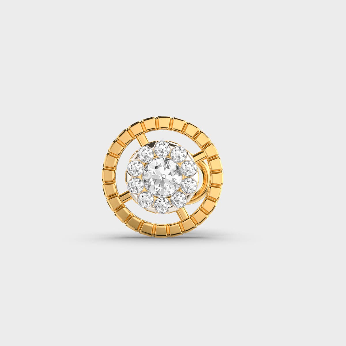 Delicate Tiny Sparkle Diamond Nosepin