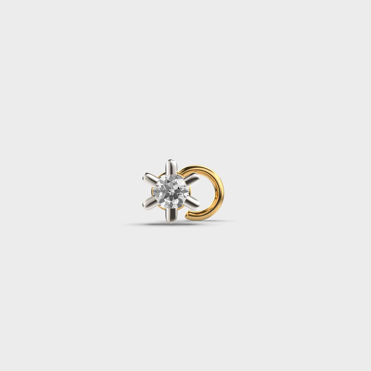 Simple In Love Diamond Nosepin