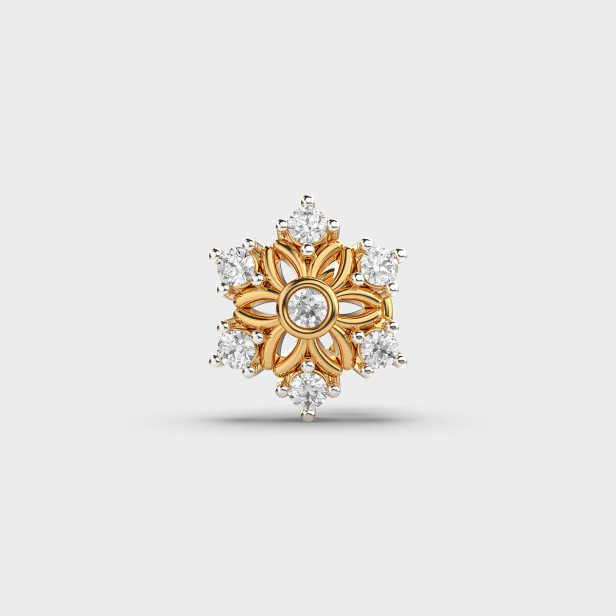 Luxurious Grandeur Shine Diamond Nosepin