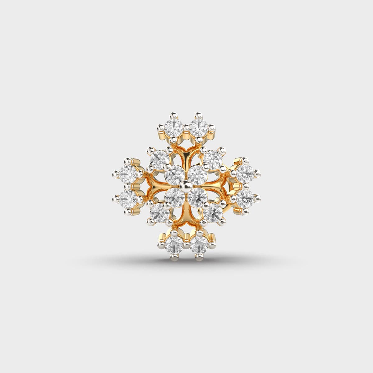 Moonlit Star Charm Diamond Nosepin
