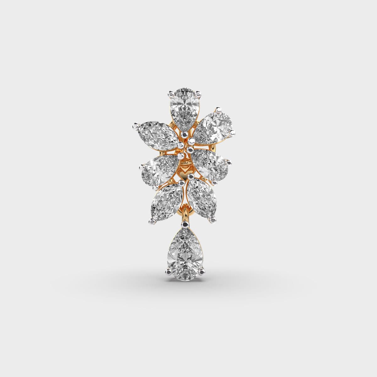 Dangling Delight Diamond Pendant (Without Chain)
