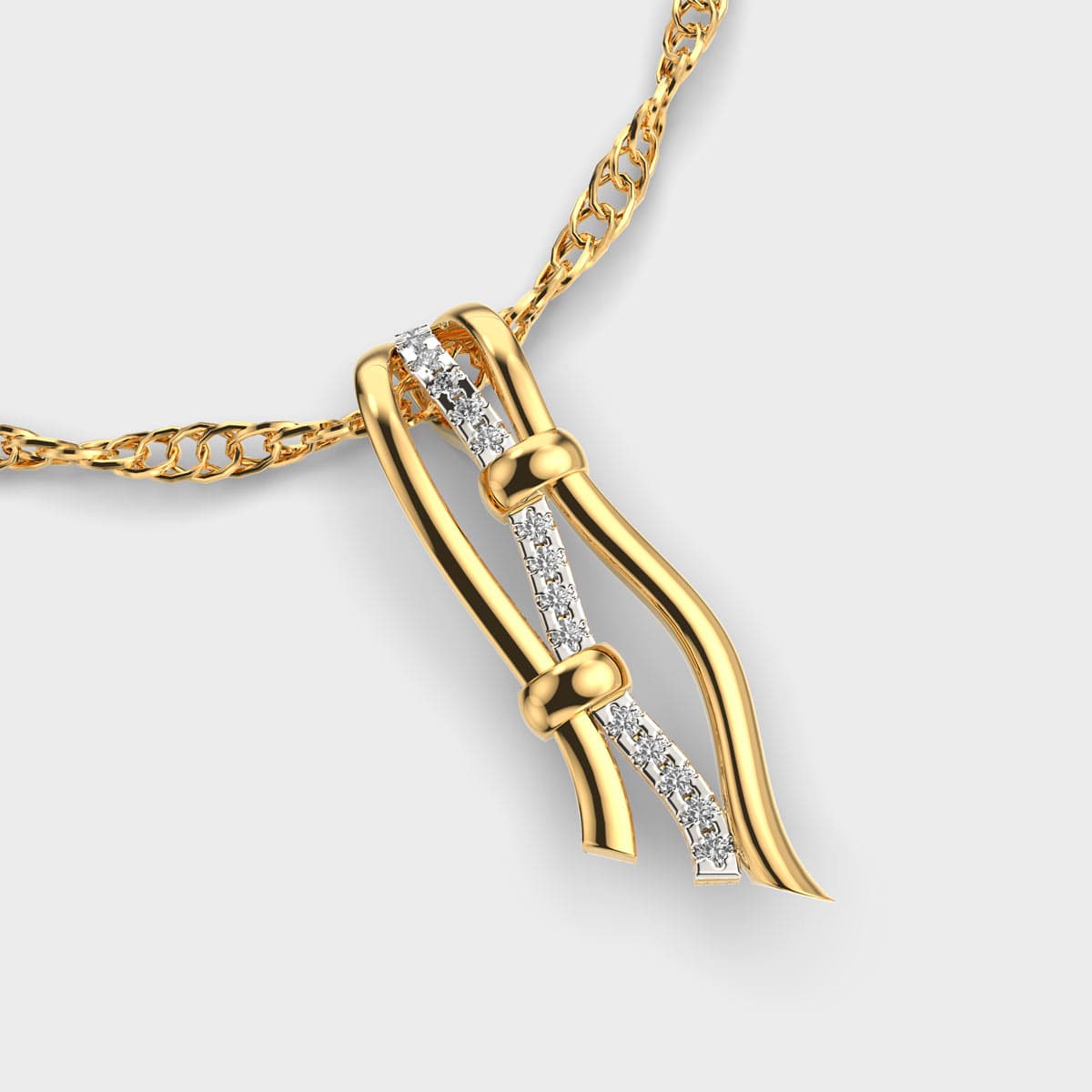 Mirthstone Minimal Diamond Pendant (Without Chain)
