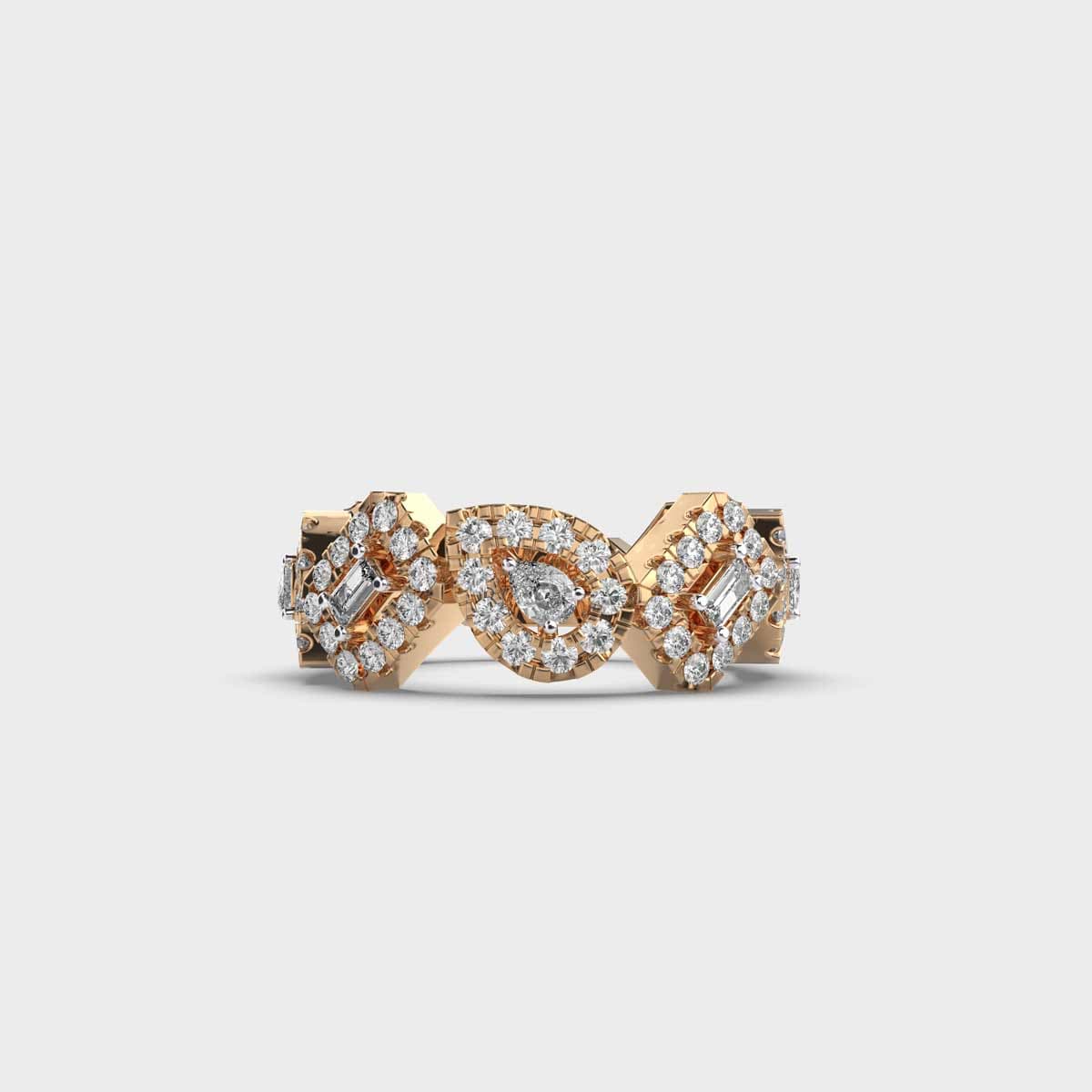 Solitaire in a Halo Diamond Ring