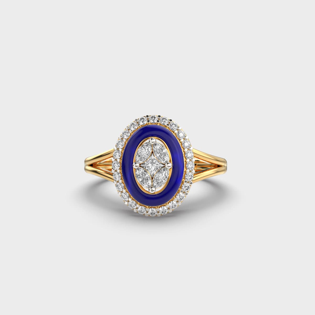 Sparkling Flamboyance Cocktail Diamond Ring
