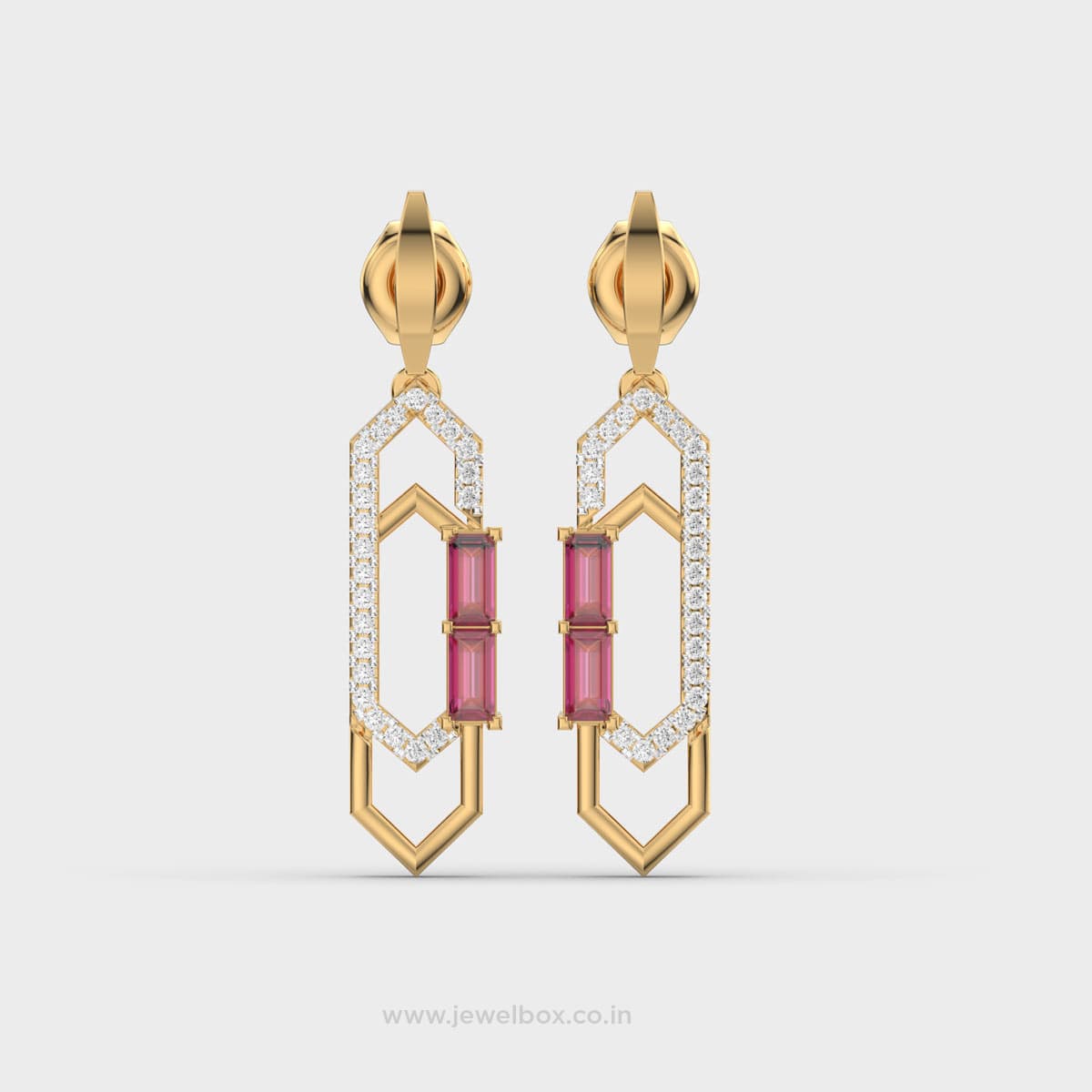 Dazzle Pulse Diamond Earrings