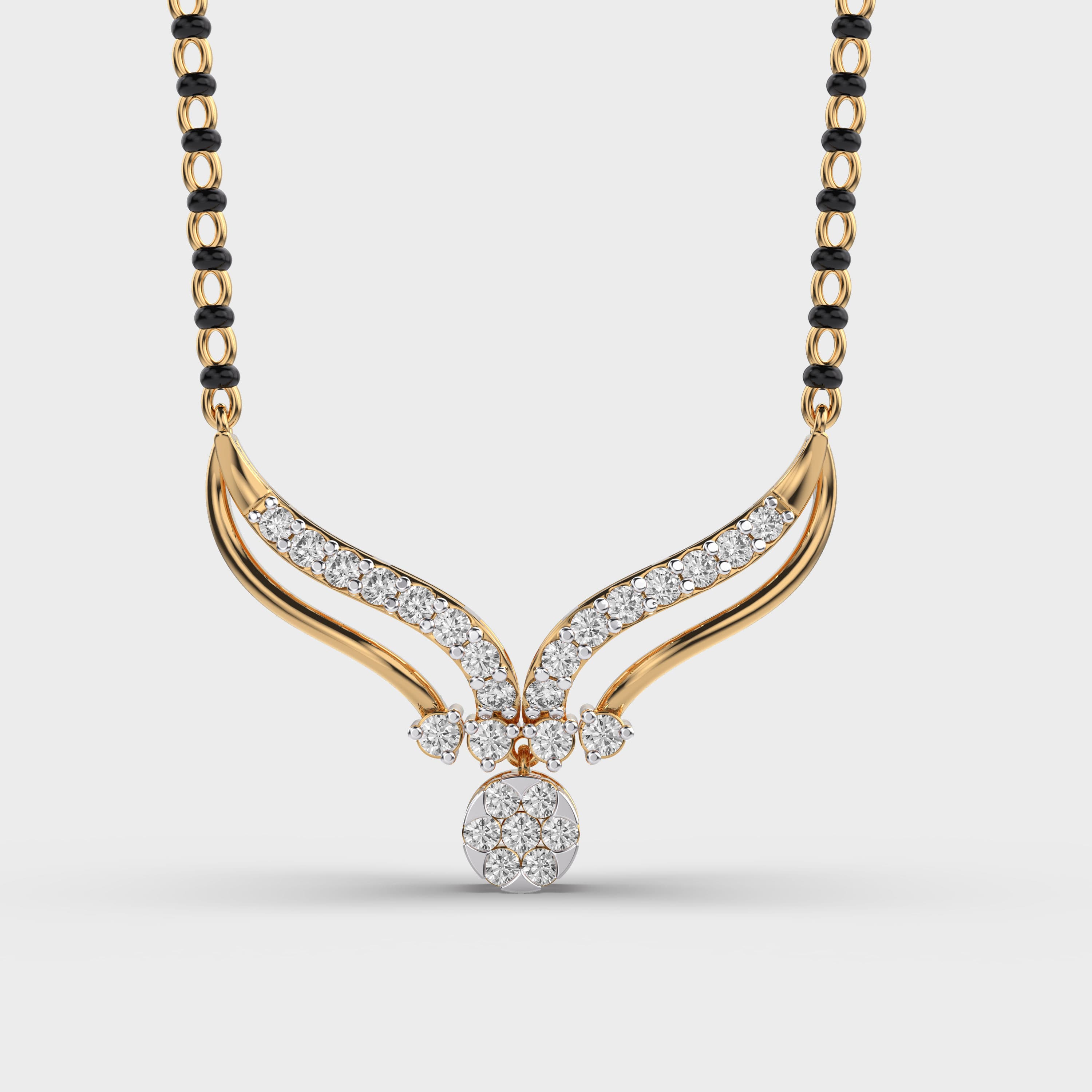 Diamond Mangalsutra Pendant