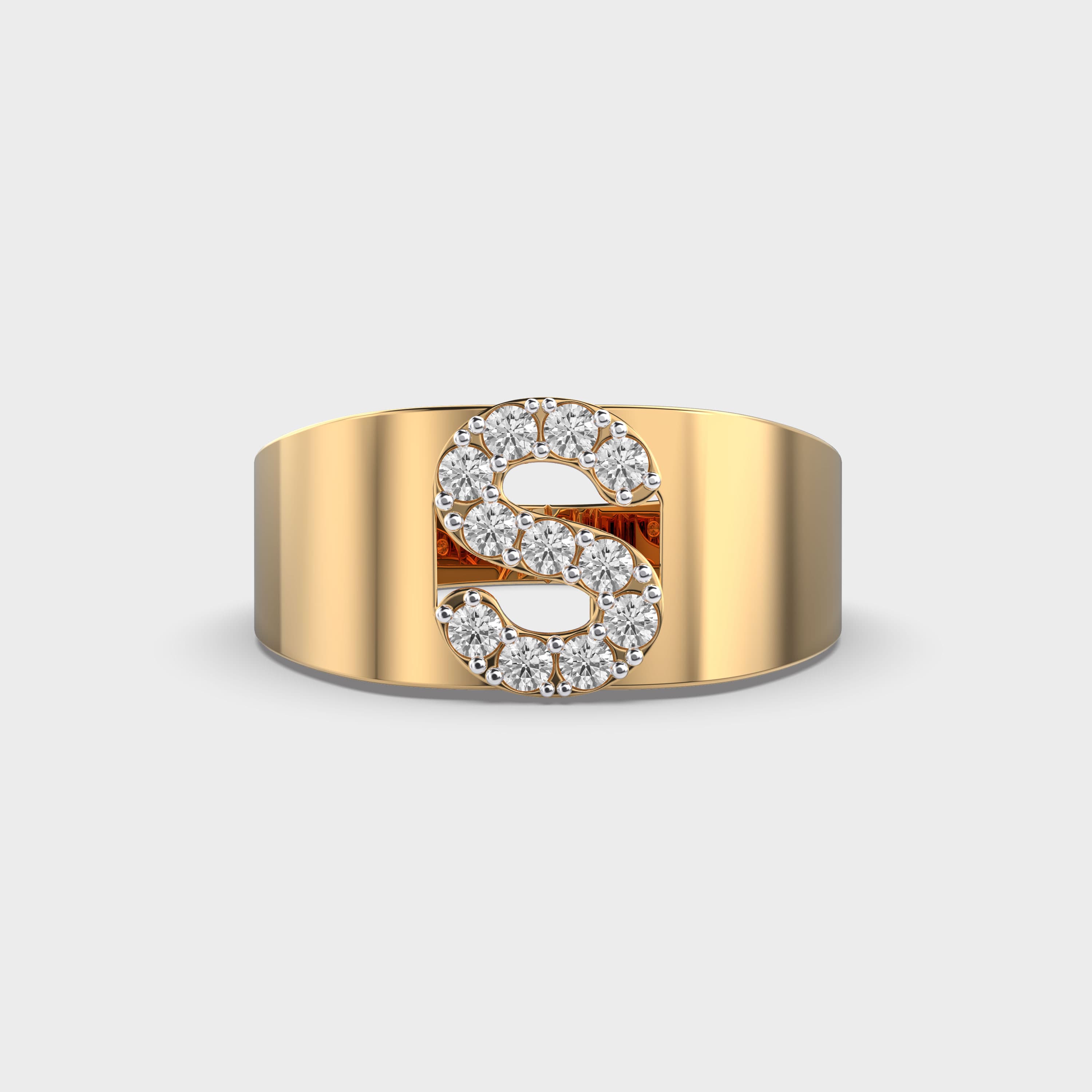 Emperor Signet Men's Diamond Ring