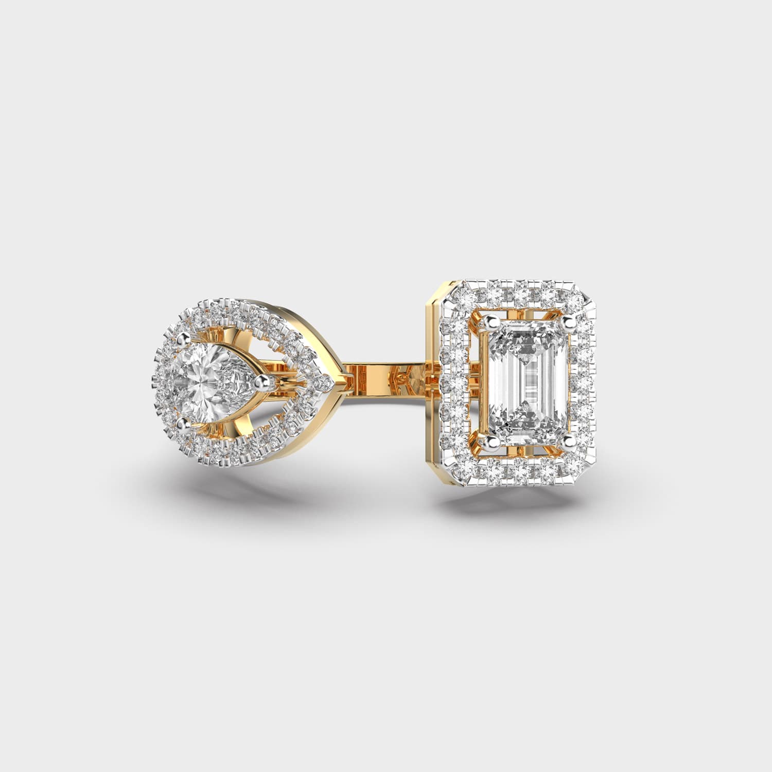 Shimmering Love Toi-et-moi Diamond Ring