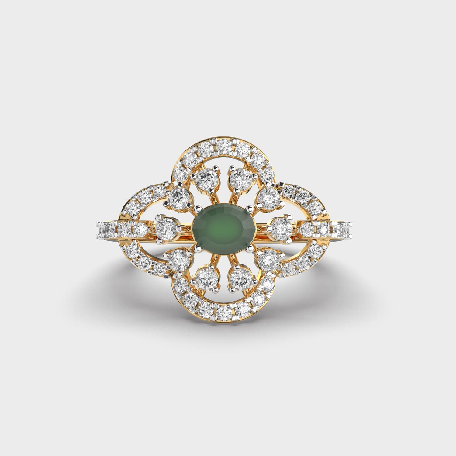 Luxe Bloom Diamond Ring