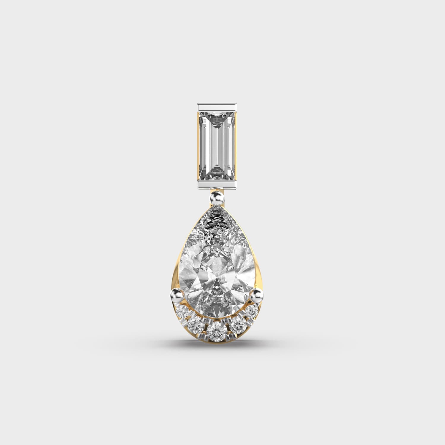 Elegant Tear Drop Pendant