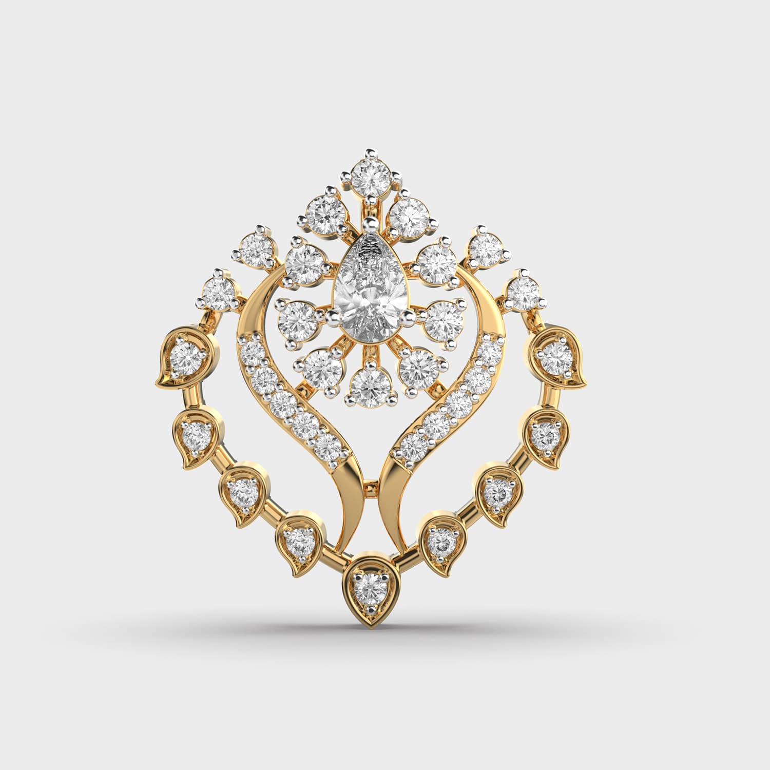 Pear Diamond Pendant