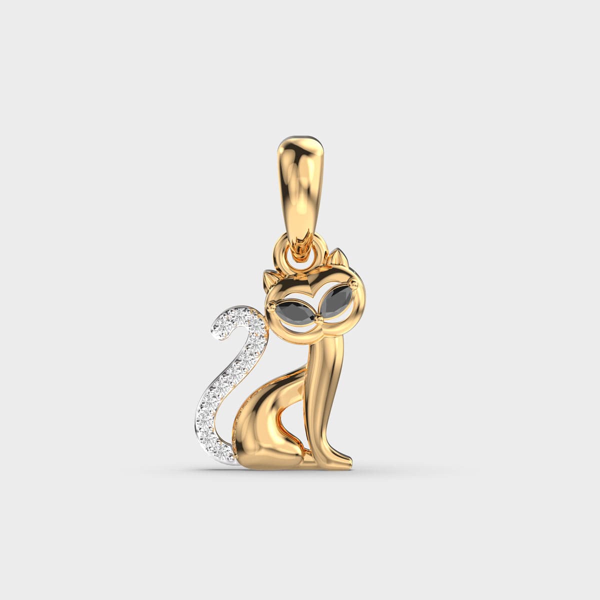 Cheshire Cat Diamond Pendant For Kids