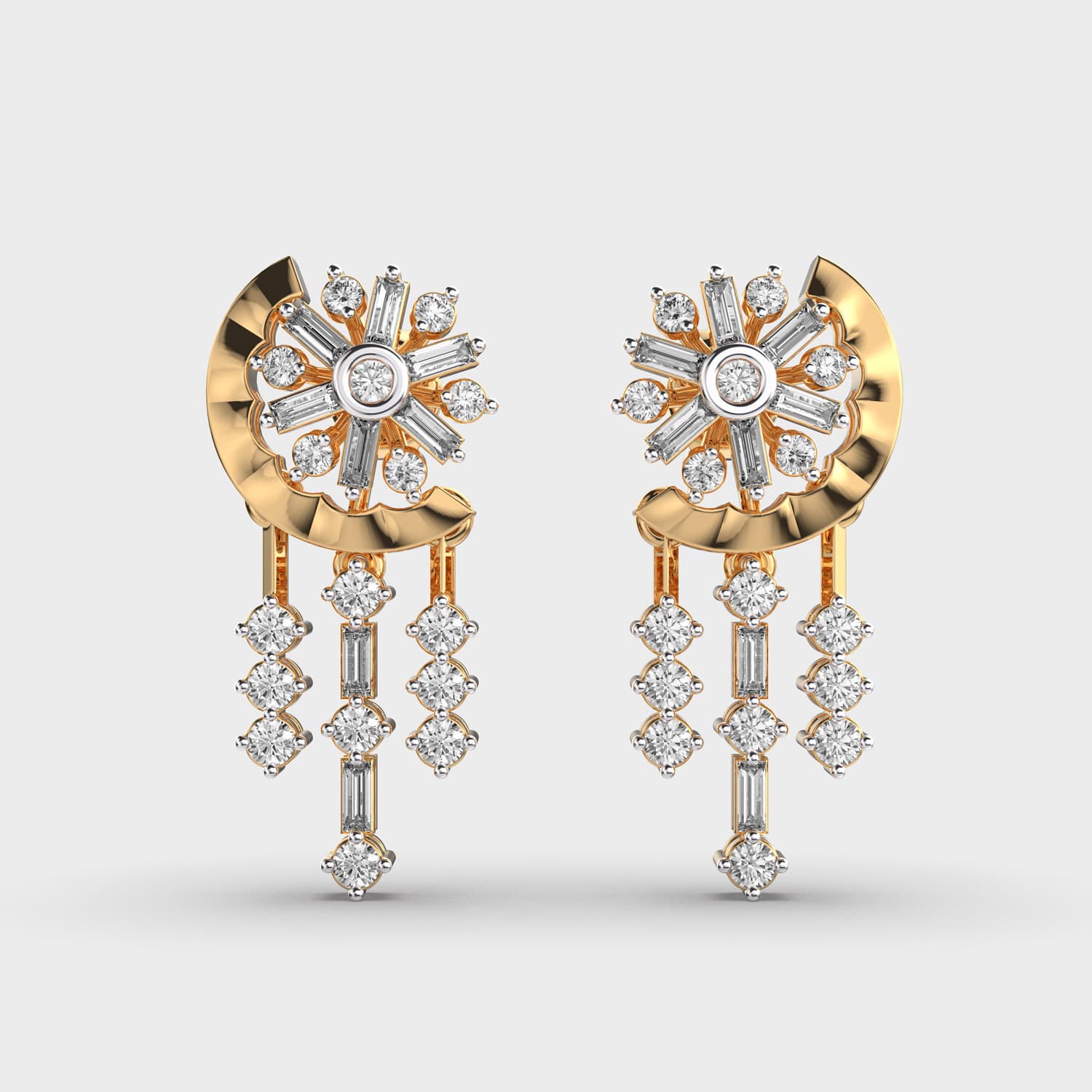 Radiant Floral Earring