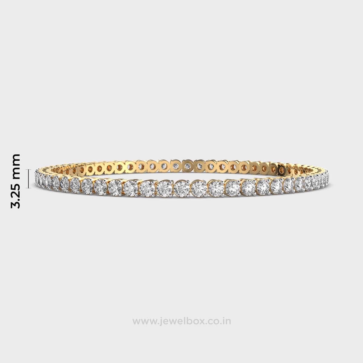 Brilliant Orbit Round Diamond Stack Bangle