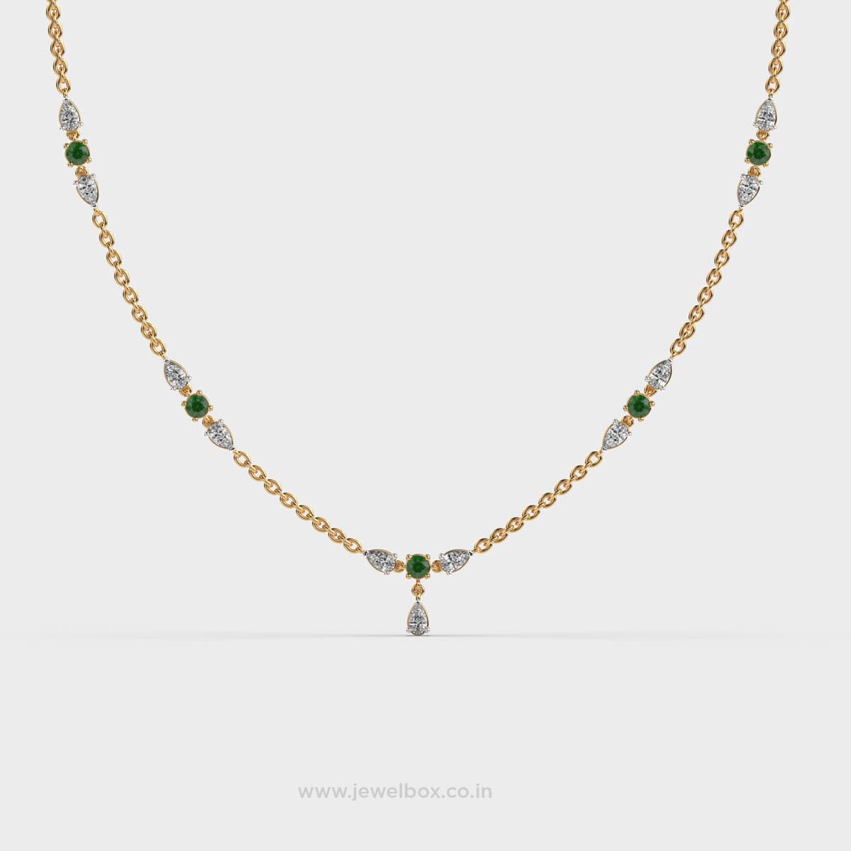 Celestial Thread Diamond Necklace