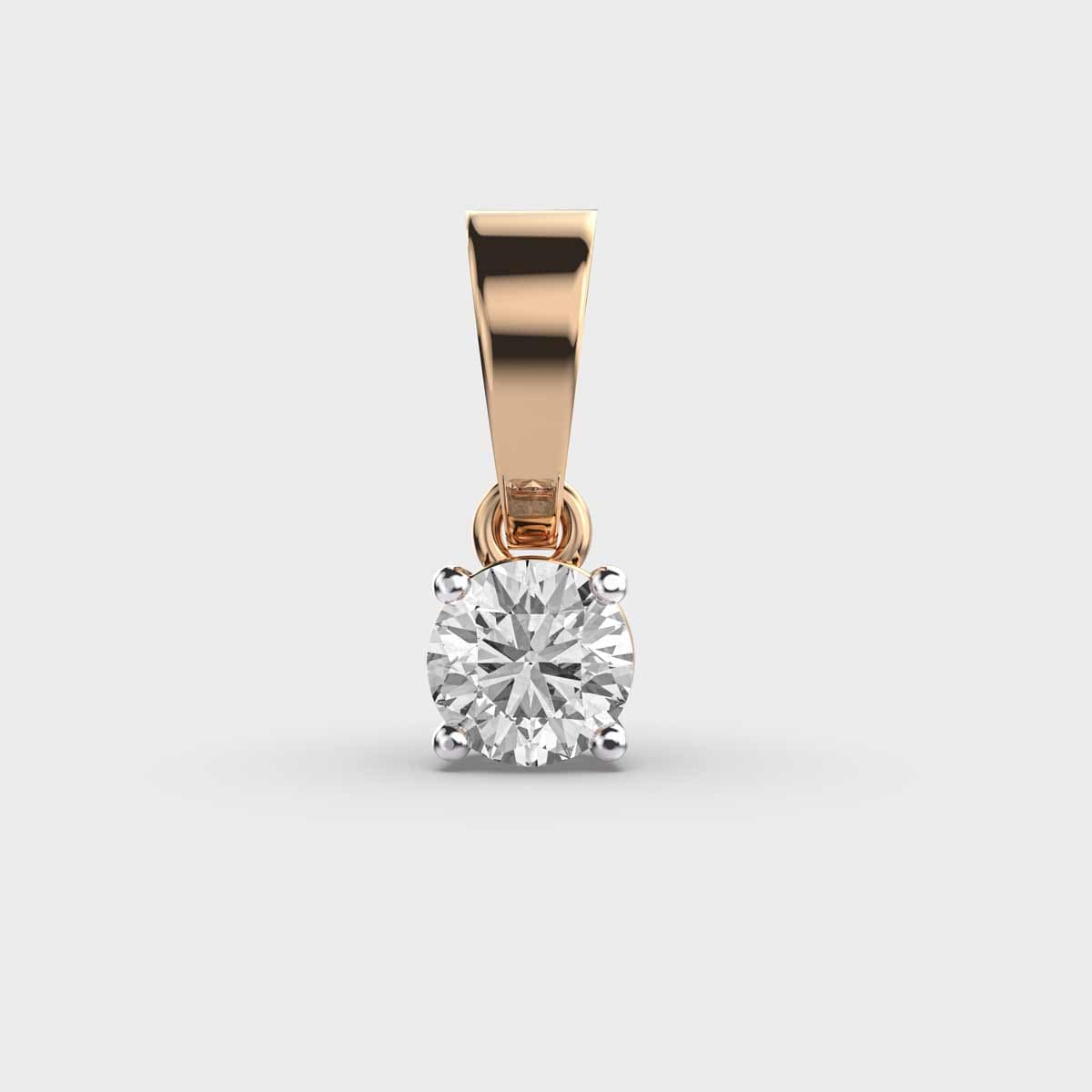 Workwear Charm Solitaire Pendant Without Chain