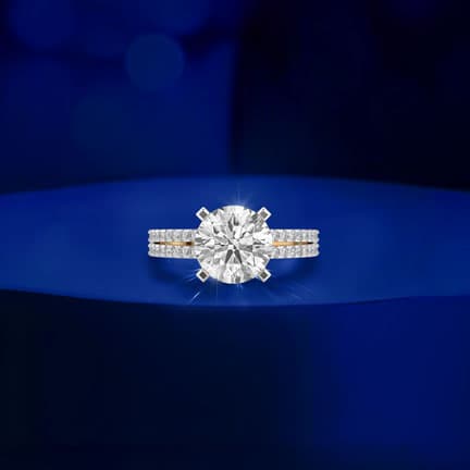 Queens Grace Round Diamond Ring