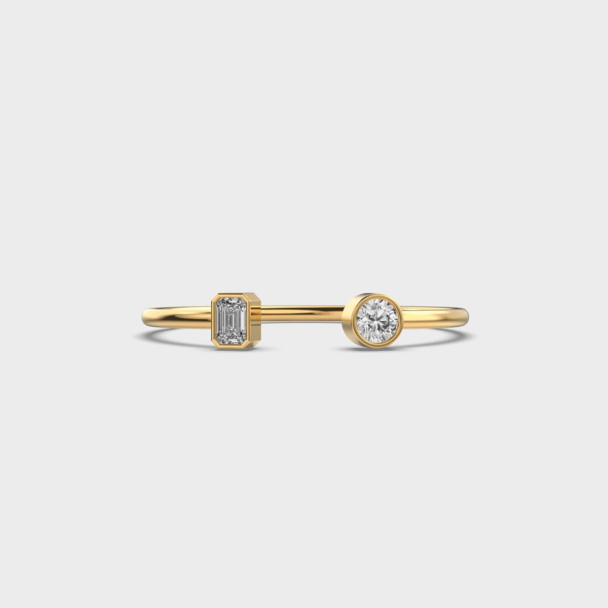 Simple Mix Matched Diamond Bracelet