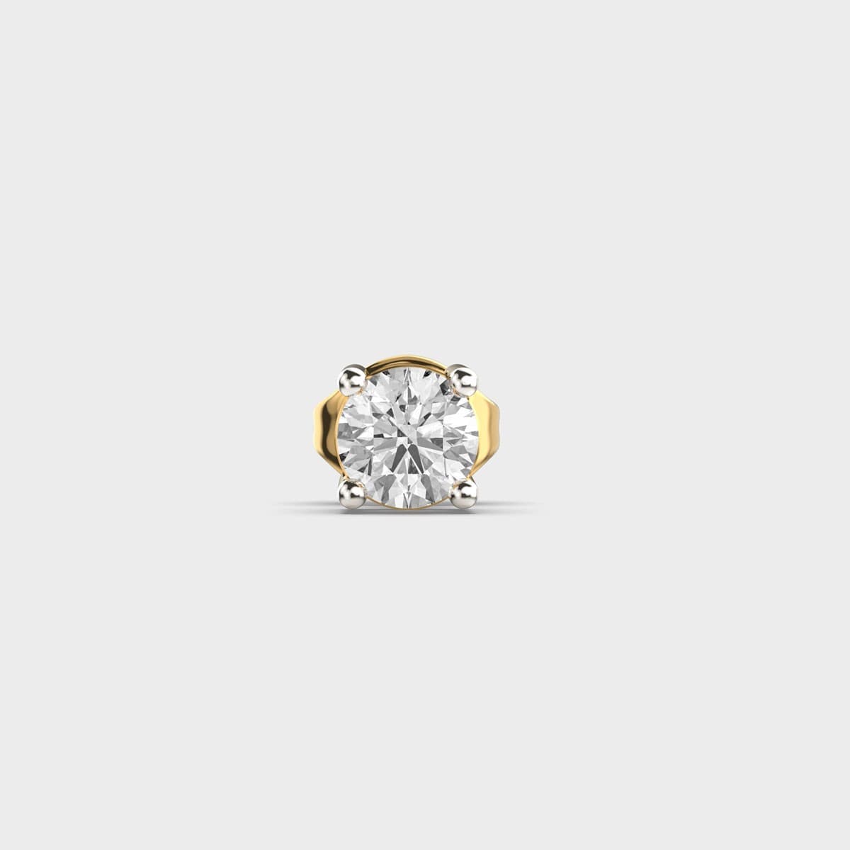 Atomic Glow Diamond Stud For Men