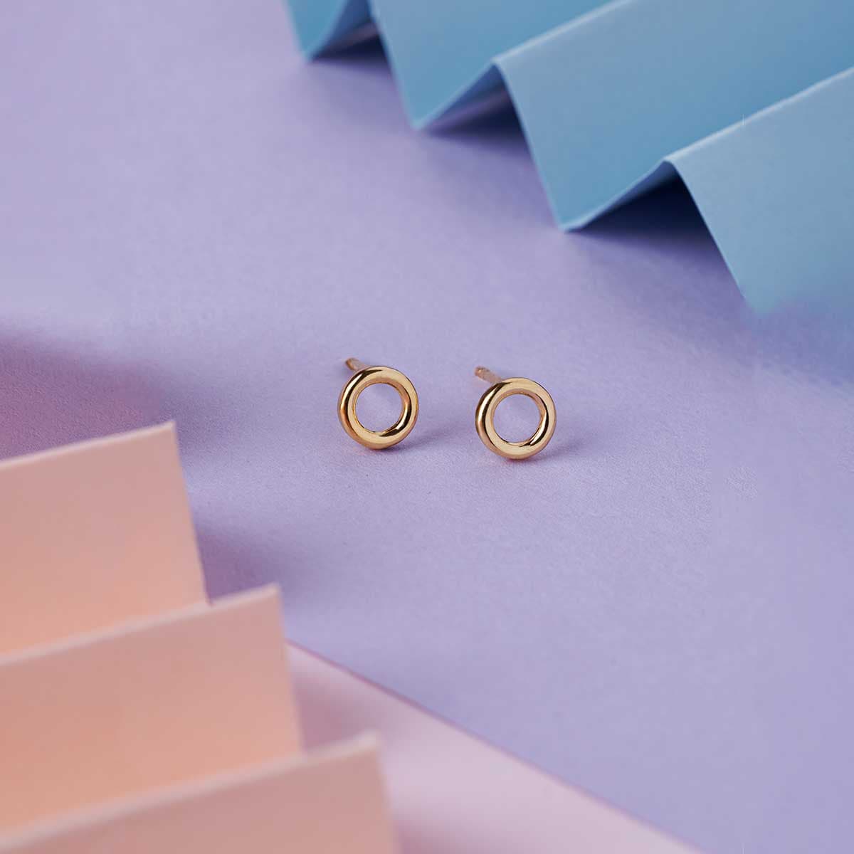 Tiny Spark Mini Diamond Hoops For Kids