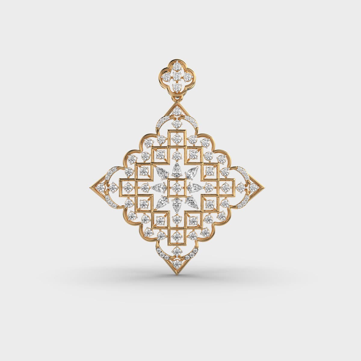 Aztec Beauty Diamond Pendant without Chain