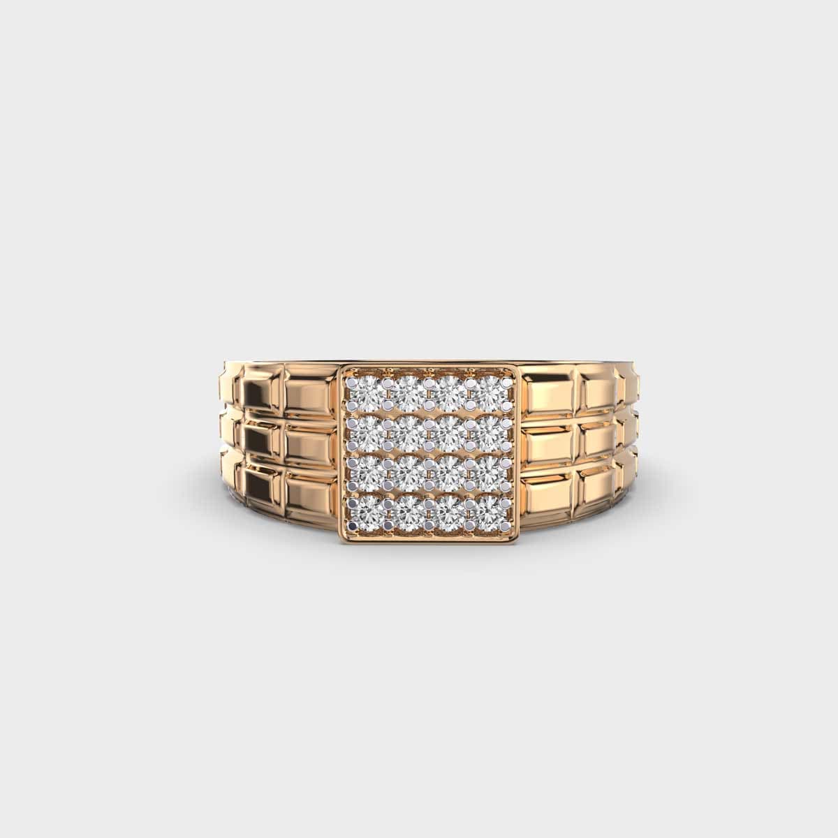 Gracious Illusion Men's Diamond Ring