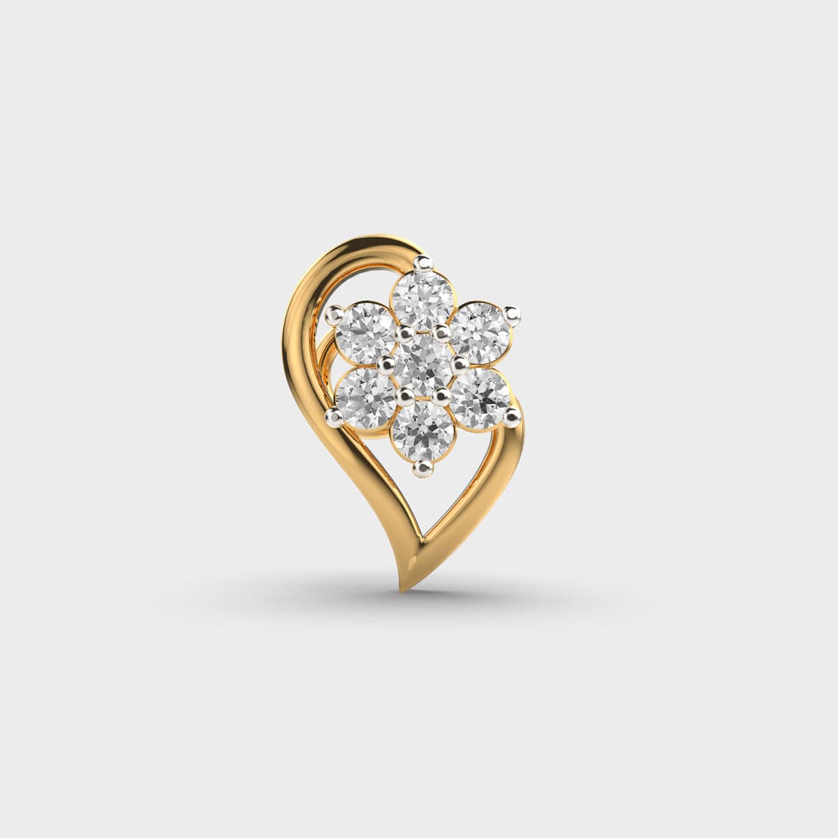Twinkling Divine Spark Diamond Nosepin