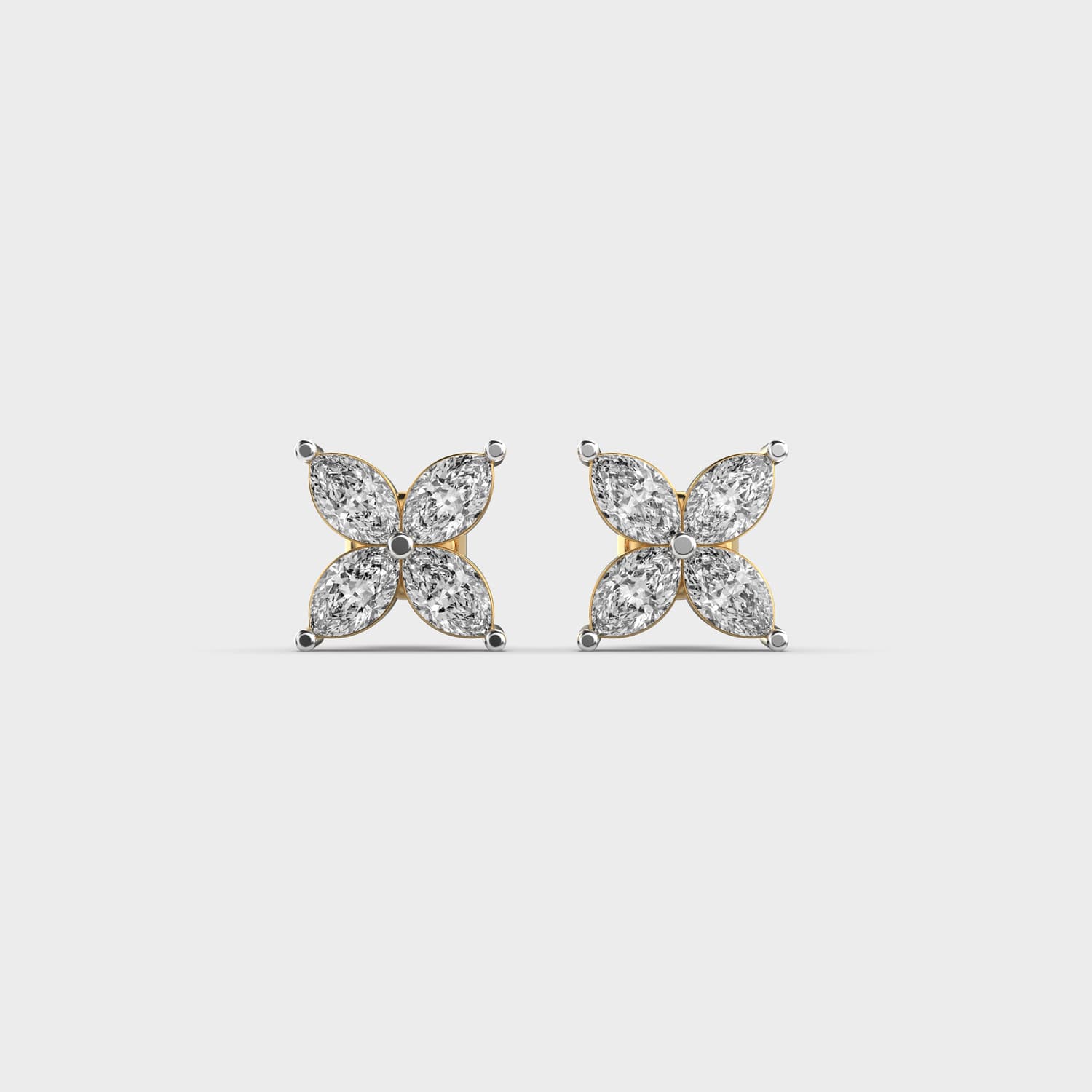 Floret Beauty Diamond Stud
