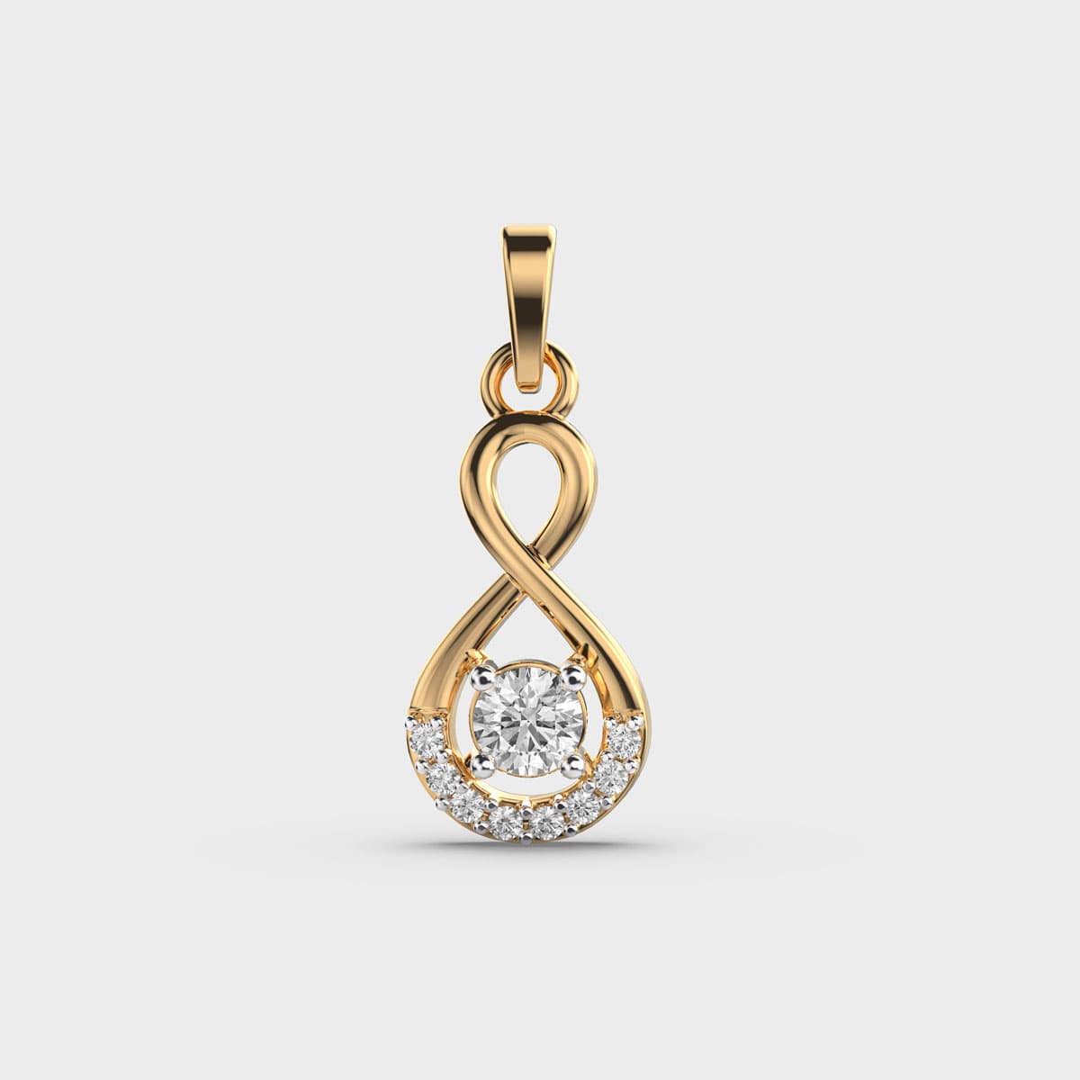 Infinity Diamond Pendant